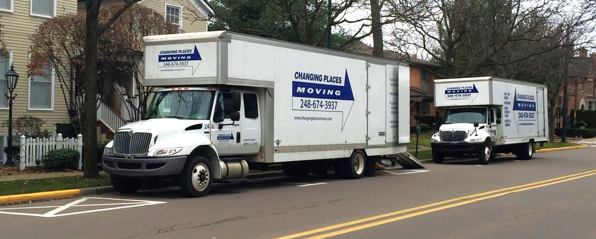 A truck that does residential moving in Birmingham, MI